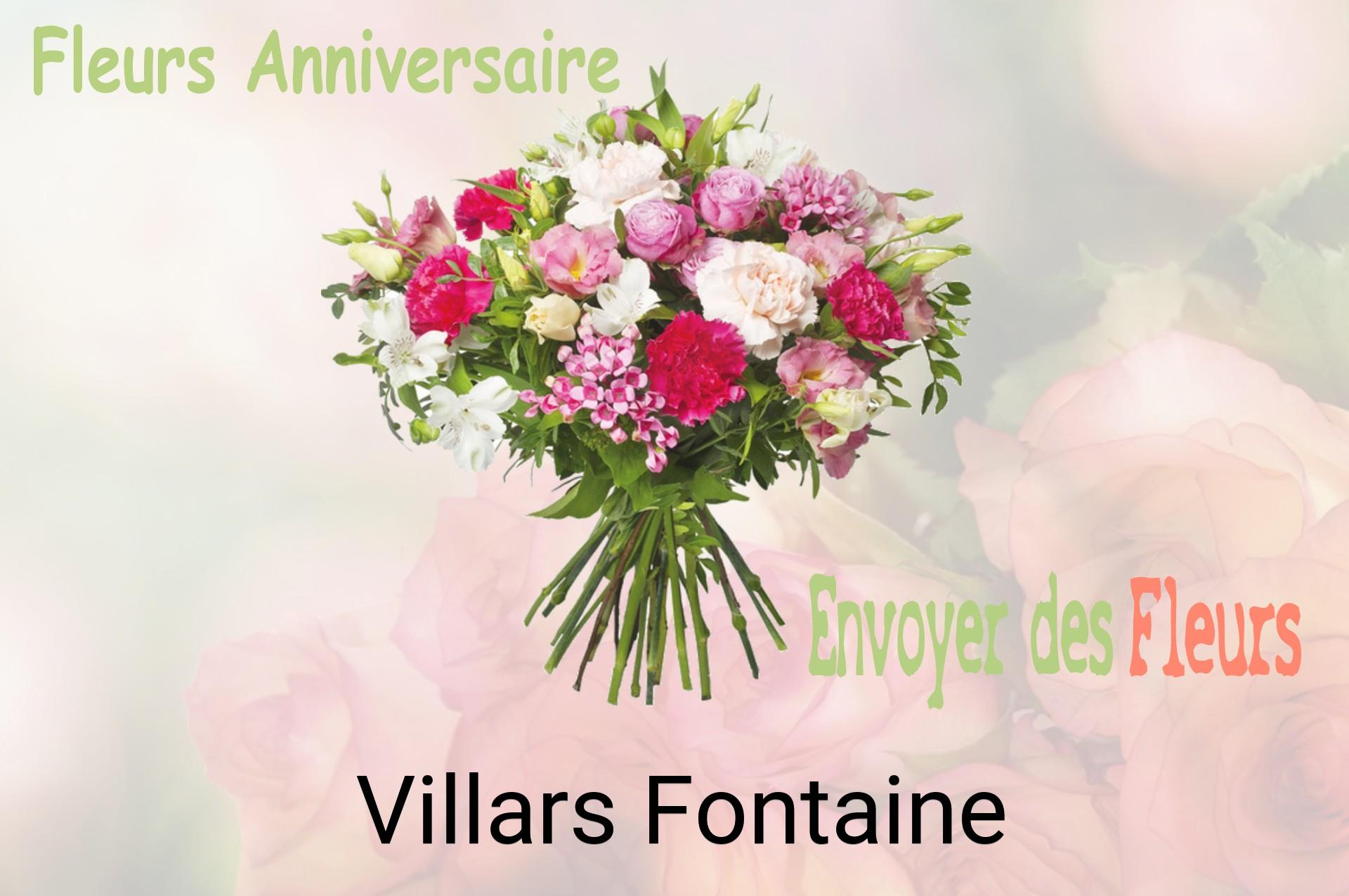 Bouquet de fleurs d’anniversaire livré à Villars-Fontaine