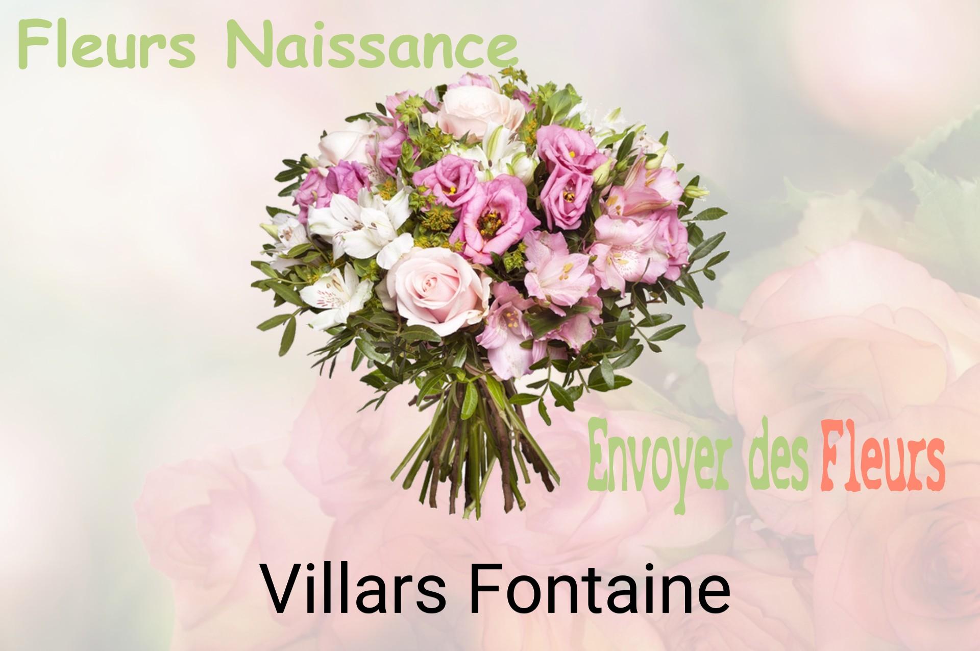 Bouquet de fleurs de naissance livré à Villars-Fontaine